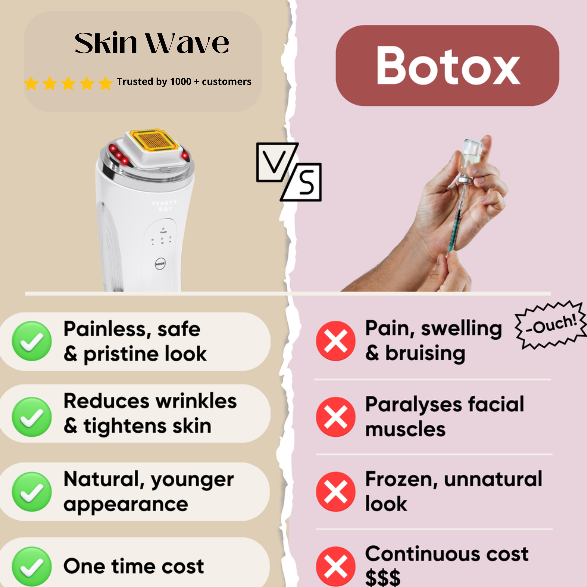 Skin tightening
Non-surgical lifting effect
Skin rejuvenation
Non-invasive anti-aging treatment
Reduction of localized fat
Firmer skin with radiofrequency
botox